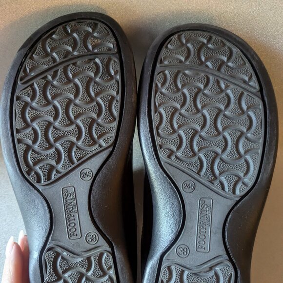 FOOTPRINTS ASHBY Brown LEATHER SLIP-ON Mules CLOG size 38 - Picture 6 of 7